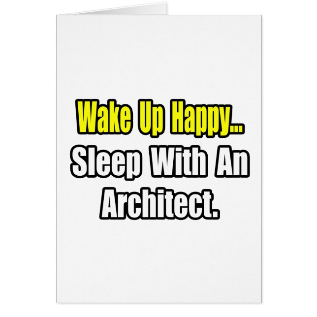 Schlafen mit einem Architekten (Vorne)