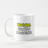 Schlafen mit einem Personal Trainer Kaffeetasse (Links)