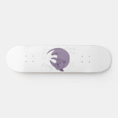 Schlafen mit grauem Katzen und Kletterdoodles Skateboard (Horizontal)