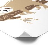 Schlafen mit Musik Vinyl Record Sun Poster (Ecke)