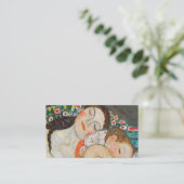 Schlafen mit Mutter und Kind Visitenkarte (Stehend Vorderseite)