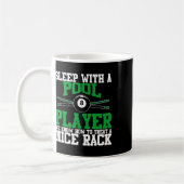 Schlafen mit Pool Player Schöner Rack Funny Billia Kaffeetasse (Links)