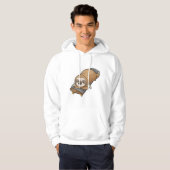 Schlafen mit Skateboard Hoodie (Vorne ganz)