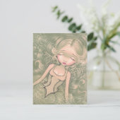 "Schlafen mit Spinnennetzen" Postkarte (Stehend Vorderseite)