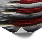 Schlafen Naher Baseball essen Poster (Ecke)