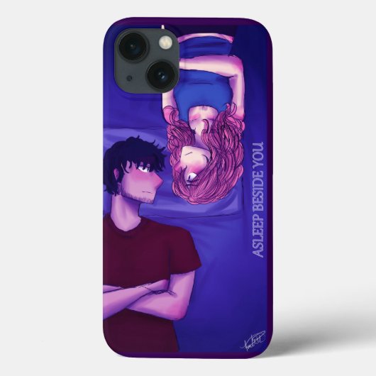 Schlafen neben dem Telefon Fall 1 Case-Mate iPhone Hülle (Rückseite)