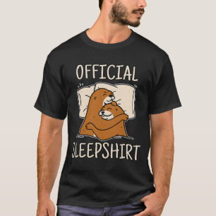 Schlafen Otter perfekt für den Otterschlafen T-Shirt
