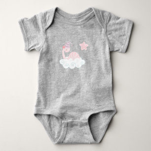 Schlafen Pink Dinosaurier Baby Bodysuit Strampler