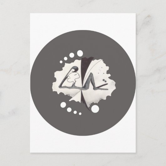 SCHLAFEN POSTKARTE (Vorderseite)