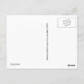 Schlafen Python Pop Art Post Card (blau) Postkarte (Rückseite)