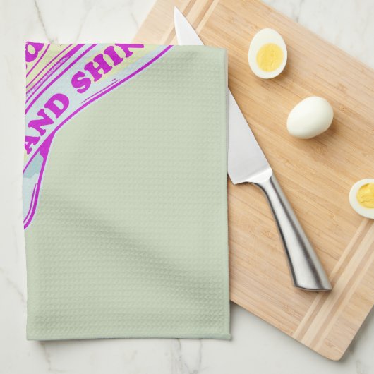 SCHLAFEN SARDINEN RISE UND SCHEIN GESCHIRRTUCH (Viertel Falte)