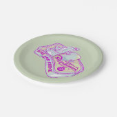 SCHLAFEN SARDINEN RISE UND SCHEIN PAPPTELLER (Schrägansicht)