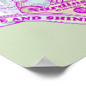 SCHLAFEN SARDINEN RISE UND SCHEIN POSTER (Ecke)