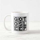 Schlafen, Schlafen bitte Kaffeetasse (Links)