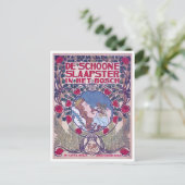 Schlafen Schönheit, Deckkunst, Van Caspel Postkarte (Stehend Vorderseite)