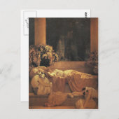 Schlafen Schönheit, Maxfield Parrish Fine Art Postkarte (Vorne/Hinten)