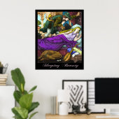 Schlafen Schönheit von Walter Crane Poster (Heimbüro)