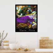 Schlafen Schönheit von Walter Crane Poster (Küche)