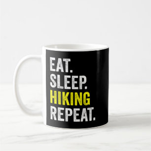 Schlafen Shirt wiederholen, sonnige Wanderangebote Kaffeetasse