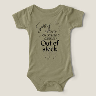 Schlafen Sie aus dem T - Shirt Baby Bodysuit