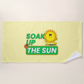 SCHLAFEN SIE DIE SONNE AUF STRANDTUCH (Vorderseite)