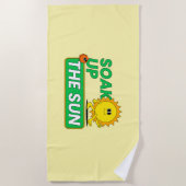 SCHLAFEN SIE DIE SONNE AUF STRANDTUCH (Vorderseite)