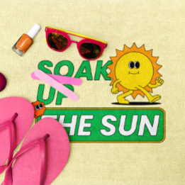 SCHLAFEN SIE DIE SONNE AUF STRANDTUCH