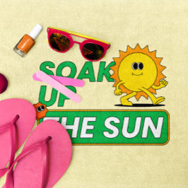 SCHLAFEN SIE DIE SONNE AUF STRANDTUCH