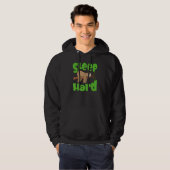 Schlafen Sie fest schlafend Hoodie (Vorne ganz)