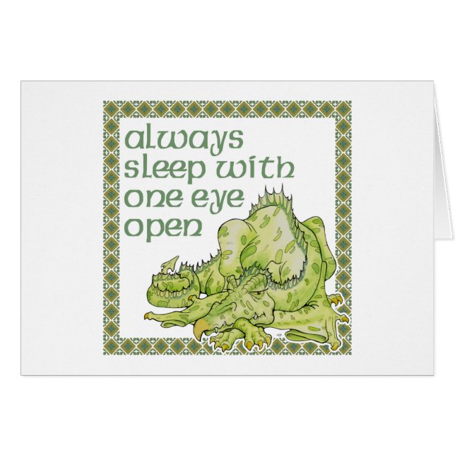 Schlafen Sie immer mit einem offenen Auge (Vorderseite (Horizontal))