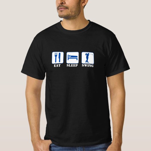 Schlafen Swing - Golf T-Shirt (Vorderseite)