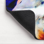 Schlafen Tabby Katze farbige Mousepad (Ecke)