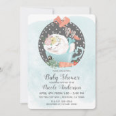 Schlafen Tee Cup Bunny Rabbit Frühlingsdusche Einladung (Vorderseite)