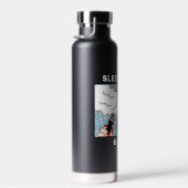 Schlafen, Trinken und Pop Kunst-Dame Trinkflasche (Rechts)