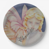 SCHLAFEN ÜBER ANGELN PAPPTELLER (Vorderseite)