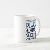 Schlafen und Nacken Kaffeetasse (VorderseiteRechts)