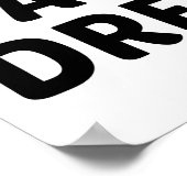 SCHLAFEN UND TRAUM POSTER (Ecke)