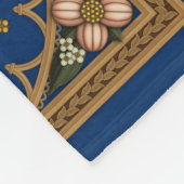 Schlafen Unicorn Royal Blue Medieval Fleecedecke (Ecke)