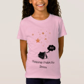 Schlafen unter dem Jersey-T - Shirt der Sternenmäd (Vorderseite)