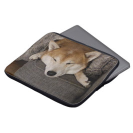 Schlafen von Shiba in ein Laptop-Case Laptopschutzhülle