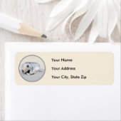 Schlafen Welpenmalerei Original Hundekunst (Insitu)