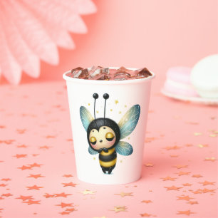 Schlafen Whimsical Biene Pappbecher