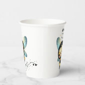 Schlafen Whimsical Biene Pappbecher (Rechts)