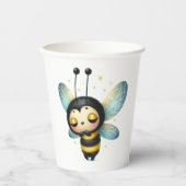 Schlafen Whimsical Biene Pappbecher (Vorderseite)