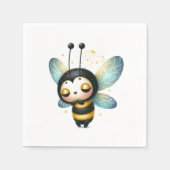 Schlafen Whimsical Sweet as Can Bee Serviette (Vorderseite)