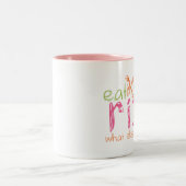 Schlafen Zweifarbige Tasse (Mittel)