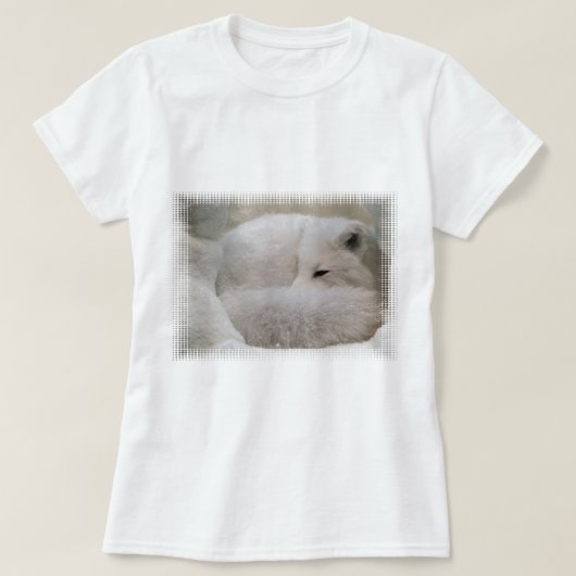 Schlafenarktischer Fox T-Shirt (Design vorne)