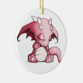 Schlafenbabydrache Keramikornament (Rechts)