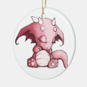 Schlafenbabydrache Keramikornament (Links)