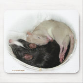 Schlafenbabyratte Mousepad (Vorne)